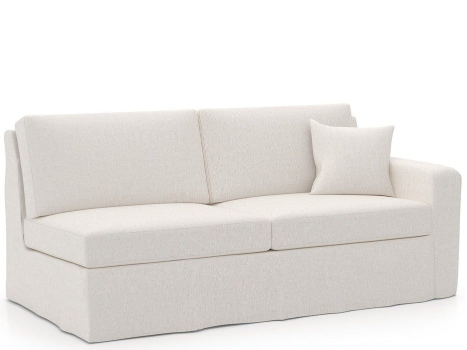 Ryman - Slipcover Loveseat RAF, Special Order - White Universal Furniture