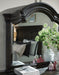 Bellamy - Shaped Mirror - Peppercorn Magnussen Furniture