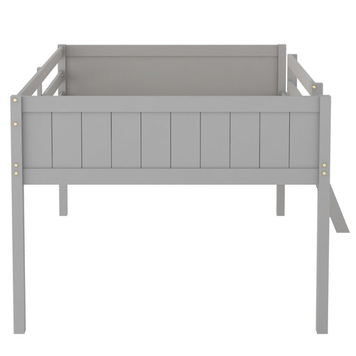 Low Loft Bed With Adjustable Ladder Hearth and Haven