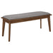 Upholstered Dining Bench - Brown / Gray Furniture Max