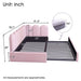 Upholstered Daybed With Pull-Out Bed Artistry At Home