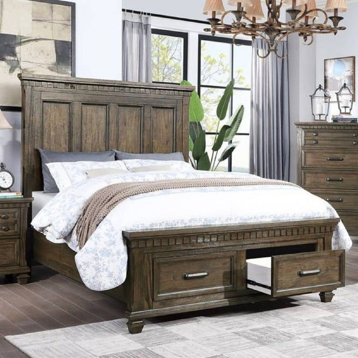 Panel Headboard Bed With Footboard Drawers Home Essentials
