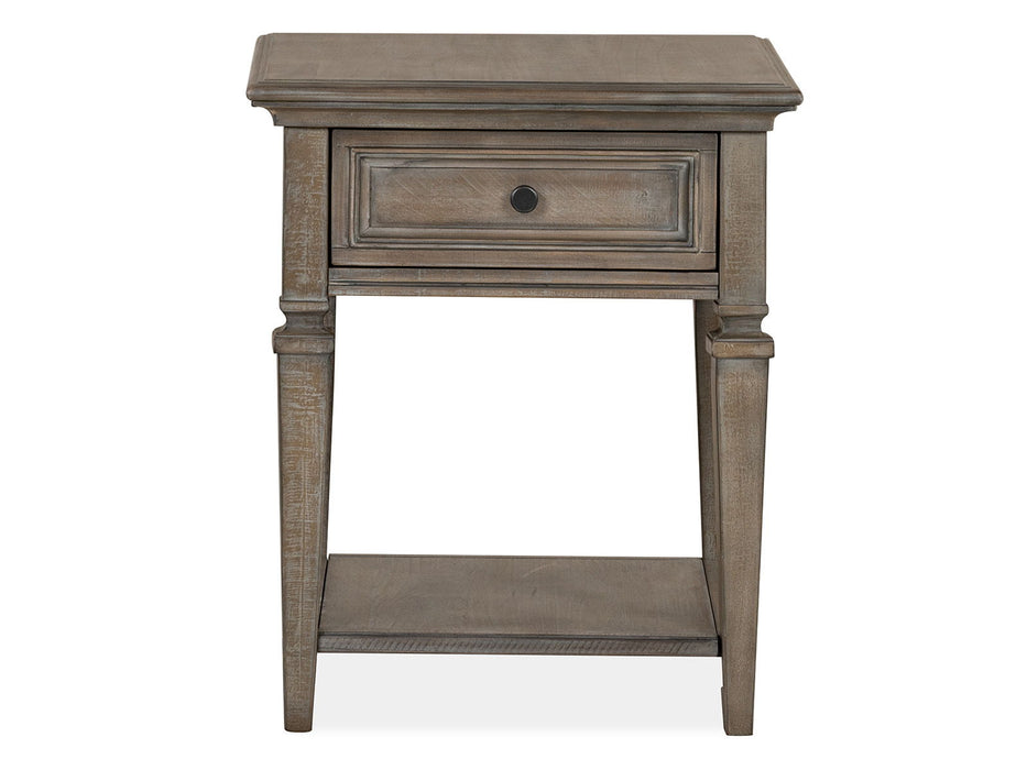 Lancaster - Rectangular End Table - Dove Tail Gray Magnussen Furniture