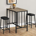 3 Pieces Dining Set, Counter Height, Rectangular, Small, Contemporary & Modern 8th Street