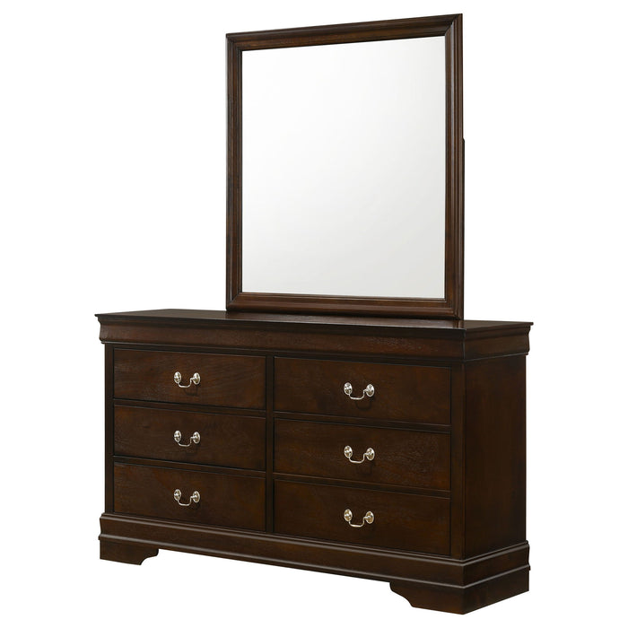 6 Drawer Dresser With Mirror Furniture Max