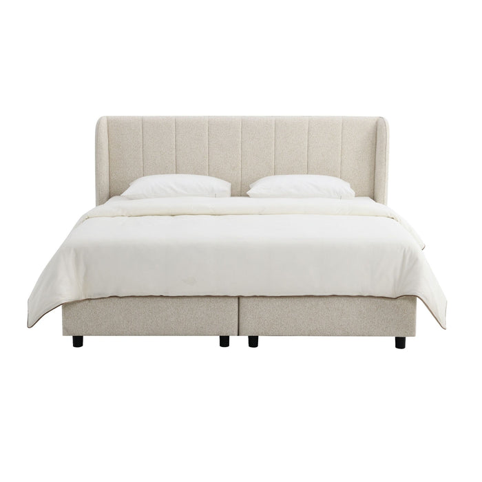 Adonia - Eastern King Storage Bed With Mattress Included - Beige Home Essentials