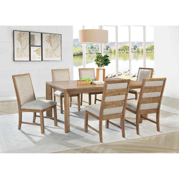 Rectangular Dining Set With Angular Legs Furniture Max