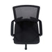 Ergonomic Height Adjustable Office Chair With Armrest - Black Home Essentials