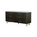 Clayten - Dresser - Espresso / White Marble Home Essentials