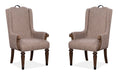 Durango - Wood Upholstered Host Arm Chair (Set of 2) - Willadeene Brown Magnussen Furniture