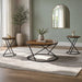 Emery - 3 Piece Occasional Set (1 Coffee & 2 End Tables) - Brown New Classic