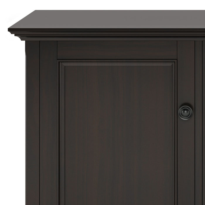 Amherst - Wide 3 Door Storage Cabinet - Hickory Brown Simpli-Home
