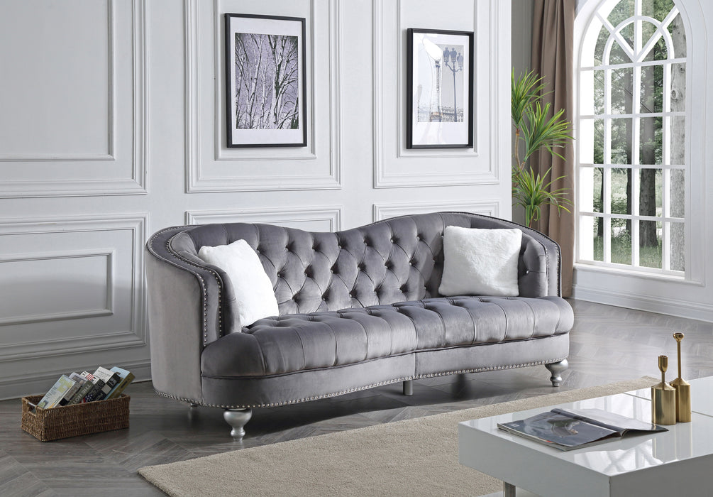 Glory Furniture Jewel Sofa, Gray
