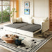 King Pull Out Sofa Bed, 3-In-1 Convertible Bed With 3 Pillows Home Essentials