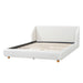 Modern Upholstered Bed Frame With Wingback Headboard Artistry At Home