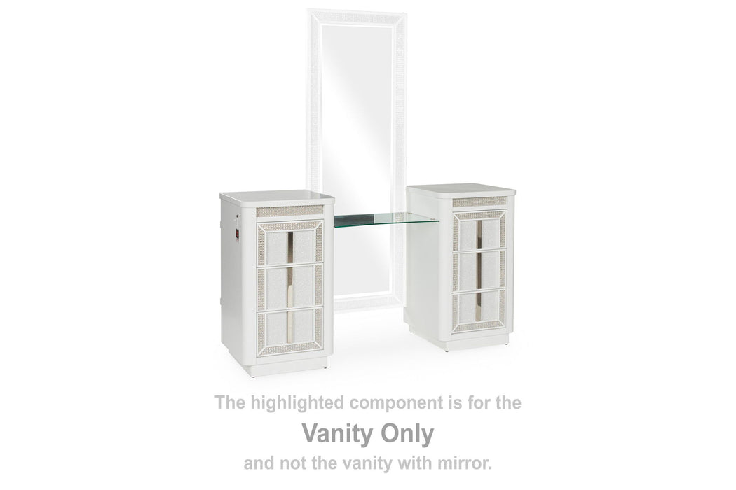 Chalanna - Vanity - White Signature Design by Ashley®