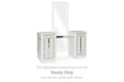 Chalanna - Vanity - White Signature Design by Ashley®