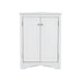 Triangle Bathroom Storage Cabinet With Adjustable Shelves, Freestanding Floor Cabinet For Home Kitchen Hearth and Haven
