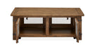 Chesterfield - Top Storage Cocktail Table With Casters - Farmhouse Timber Magnussen Furniture