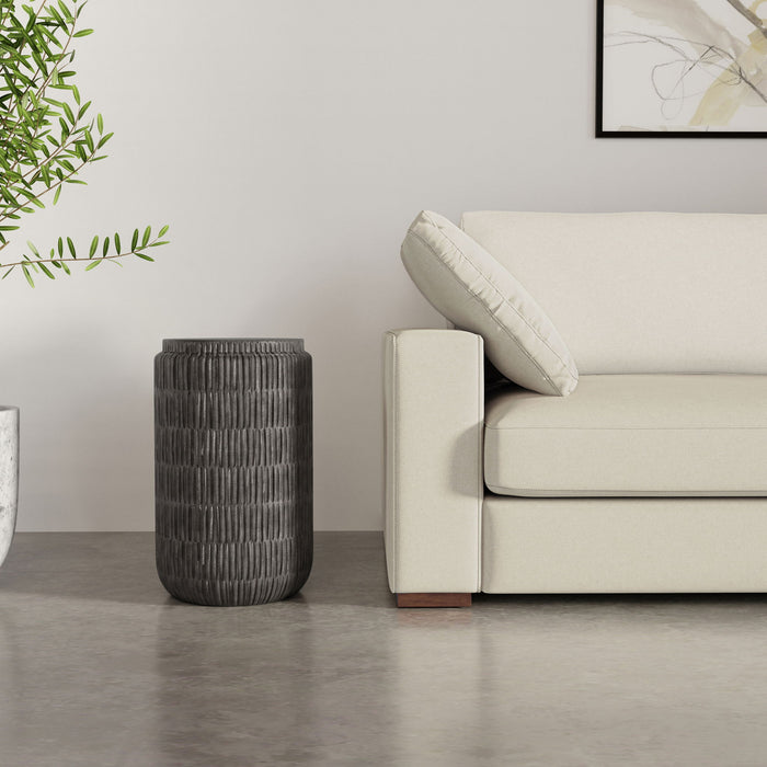 Juno - Cast Aluminum Side Table - Black Simpli-Home