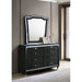 Mika - 8 Drawer LED Dresser With Mirror - Black Furniture Max