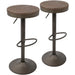 Dakota - Industrial Design Adjustable Barstool (Set of 2) Lumi Source