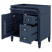 Bathroom Vanity With 2 Drawers And Tip-Out Drawer, Storage Cabinet Hearth and Haven