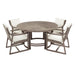 5 Piece Outdoor Dining Set, Patio Table And Chairs With Umbrella Hole Hearth and Haven