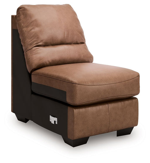 WillowBend - Armless Chair - Caramel Signature Design by Ashley®