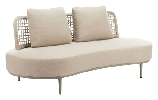 Ruhe - Outdoor Sofa - Beige Zuo Modern