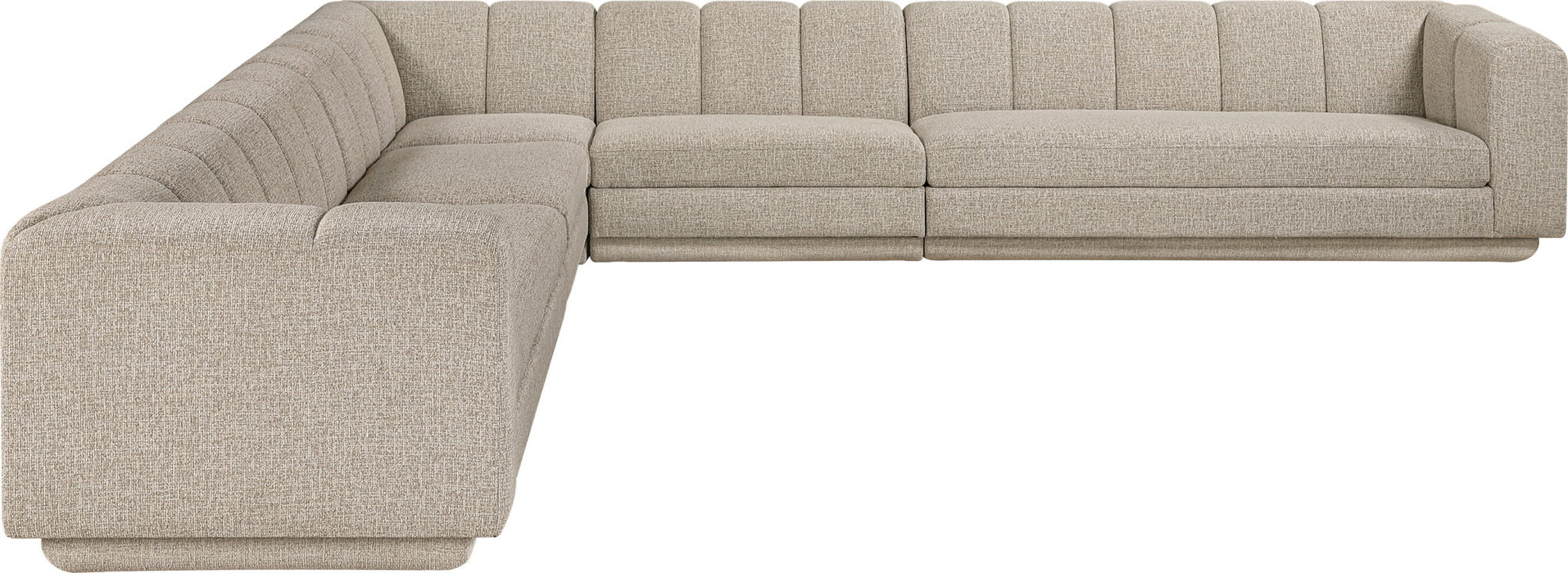 Modari - Sectional - Beige Meridian Furniture
