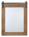 Lanie - Accent Mirror - Antique Brown Signature Design by Ashley®
