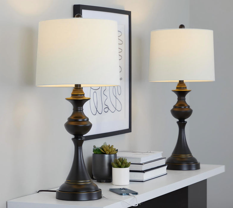 Montgomery - Contemporary Table Lamp (Set of 2) Lumi Source