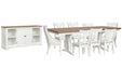 Kingston - Extendable Trestle Dining Table Set Magnussen Furniture