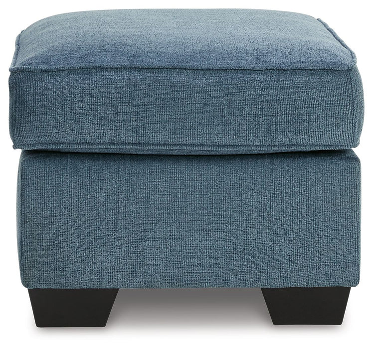 Cashton - Ottoman - Blue Signature Design by Ashley®