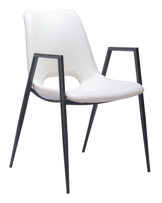 Desi - Dining Chair With Black Legs (Set of 2) Zuo Modern