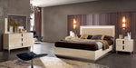 Ambra - Rombi Bed Queen Size - Light Beige Camelgroup Italy