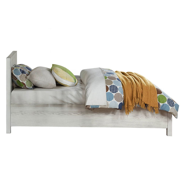 Celerina - Queen Bed - Weathered White ACME