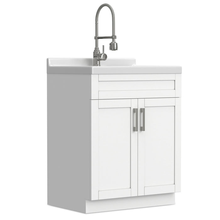 Hennessy - Deluxe Laundry Utility Sink And Cabinet Simpli-Home