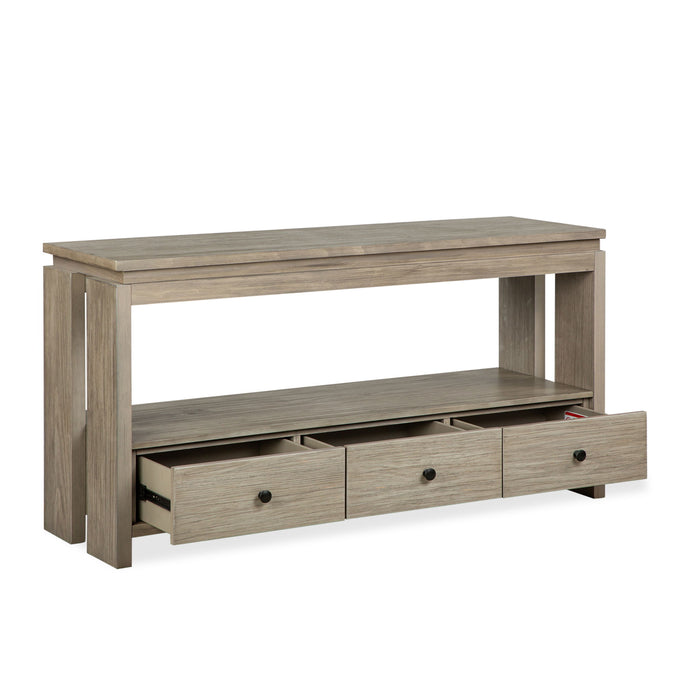 Conrad - Rectangular Sofa Table - Stone Harbor Gray Magnussen Furniture