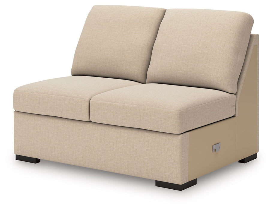 LadyMae - Armless Loveseat - Twill
