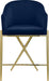 Xavier - Counter Stool with Gold Legs Meridian Furniture