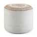 Serena - Handcrafted Round Braided Pouf Simpli-Home