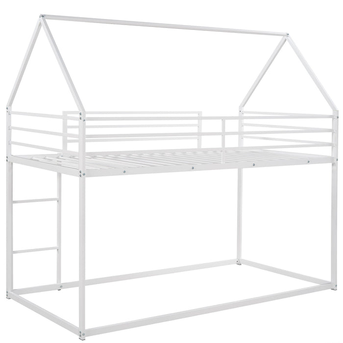 House Bunk Bed With Built In Ladder