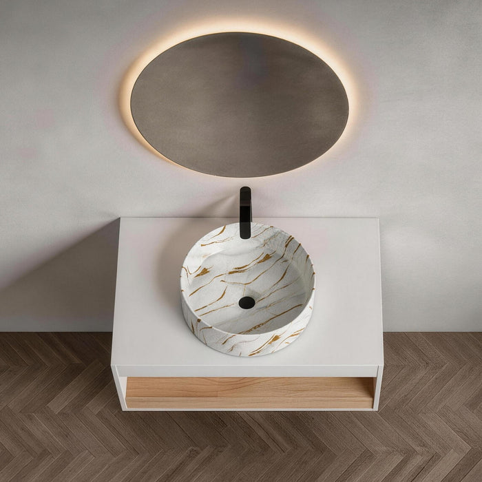 Floating Bathroom Vanity With Vessel Sink Home Essentials