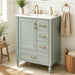 Modern Bathroom Vanity With Sink, Soft Close Doors, 3 Drawers Hearth and Haven