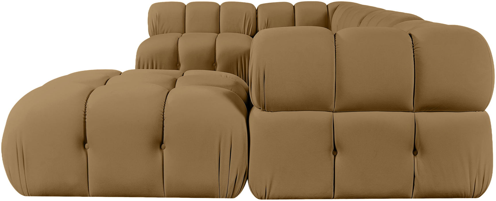 Orin - 6 Piece Modular Sectional (3 Modular Chairs, 2 Corner Chairs & Ottoman) Meridian Furniture