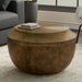 Timmons - Cast Aluminum Coffee Table - Brown Simpli-Home