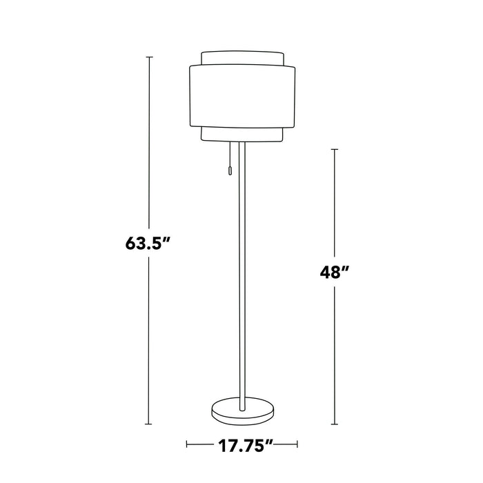 Tier - Contemporary Floor Lamp Lumi Source