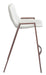 Desi - Counter Stool With Walnut Legs (Set of 2) Zuo Modern